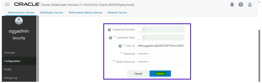 p9_OGG_Admin_Service_Console_Credential